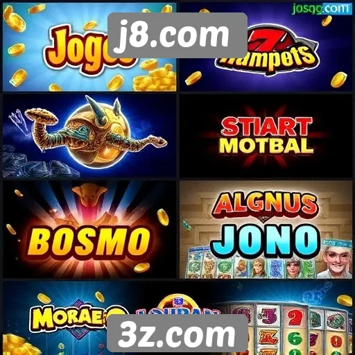 Comparativo de jogos populares disponíveis no j8.com